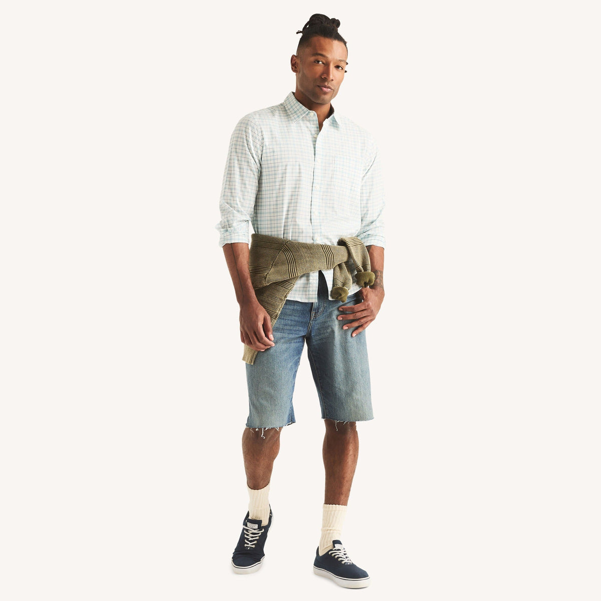 Camisa de hombre a cuadros