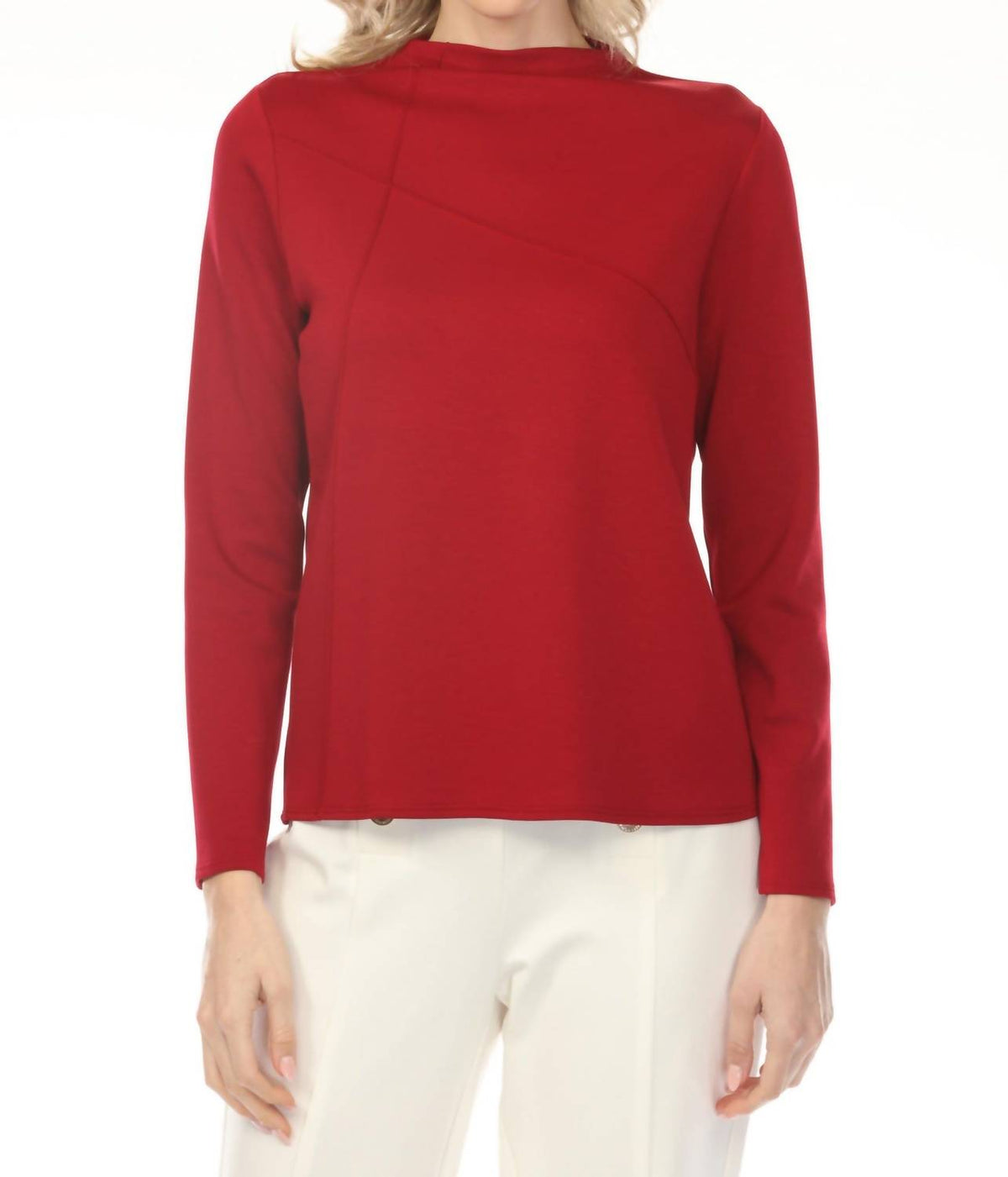 Top con cuello alto