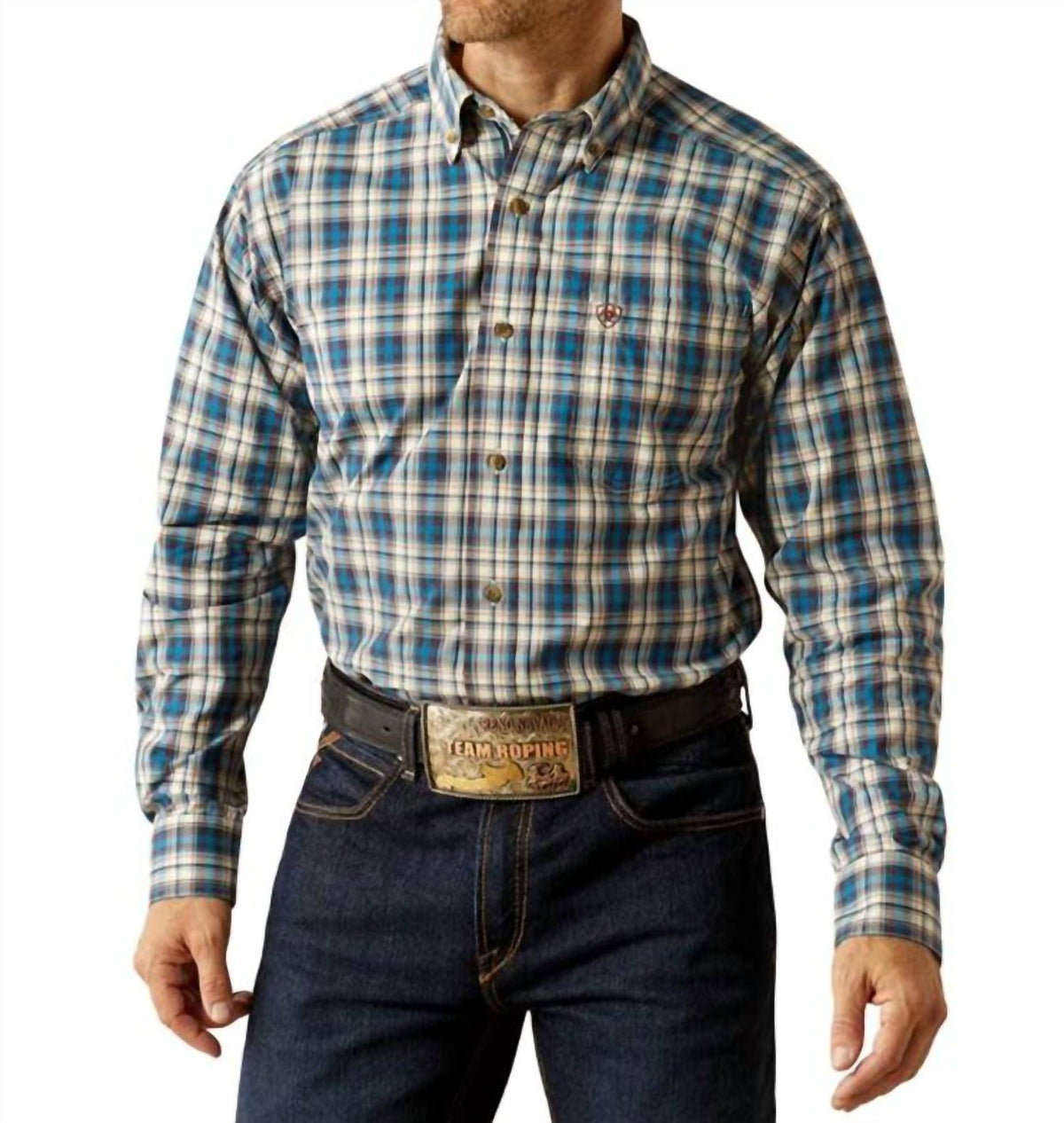 Camisa de hombre a cuadros
