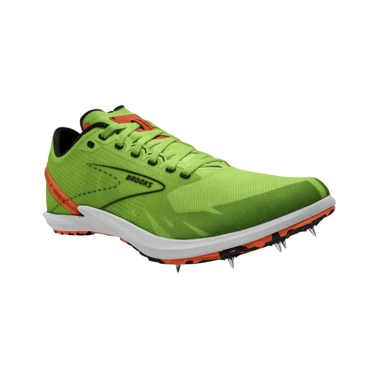 Zapatillas con clavos de hombre color blanco y verde y rojo
