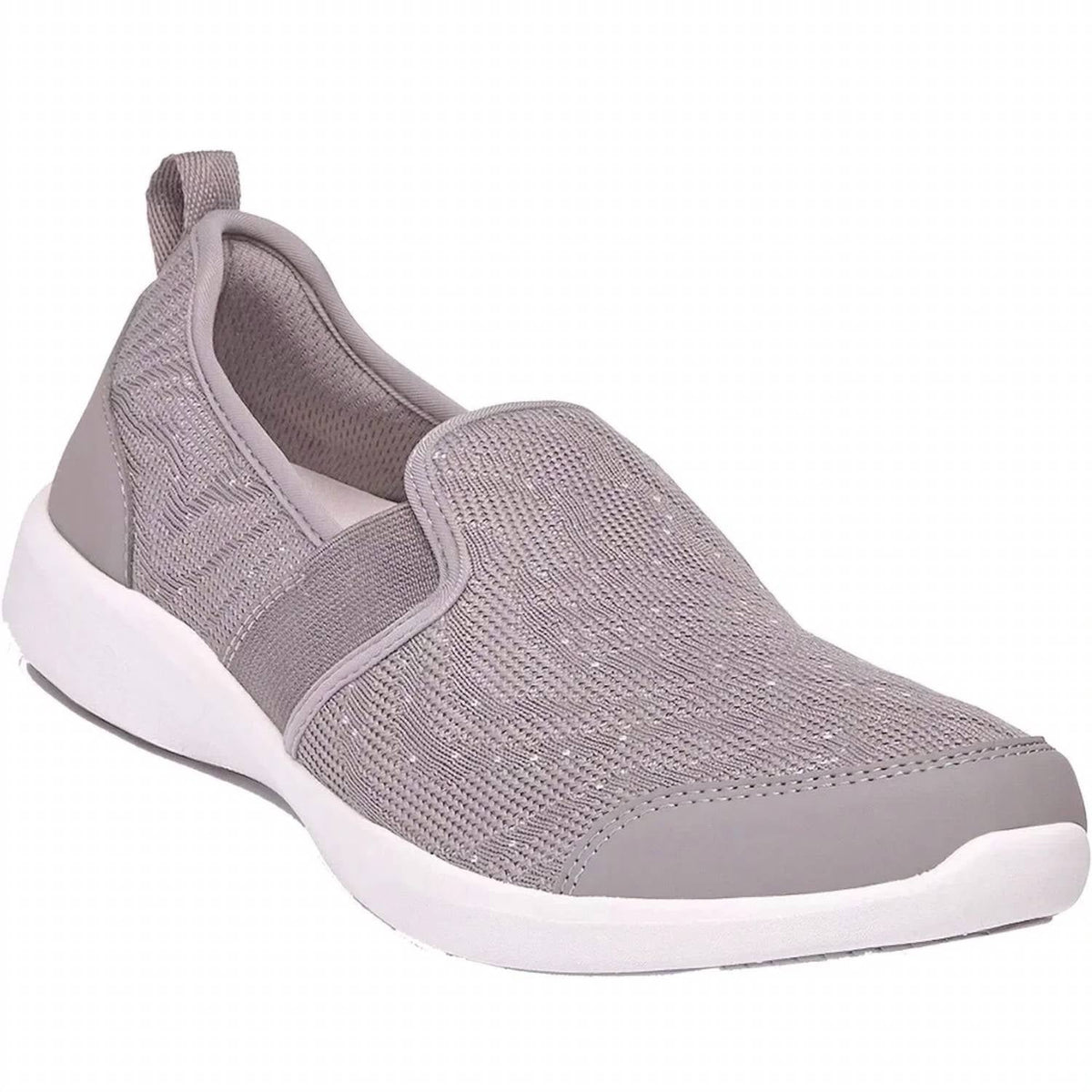 Tenis de mujer sin cordones color gris