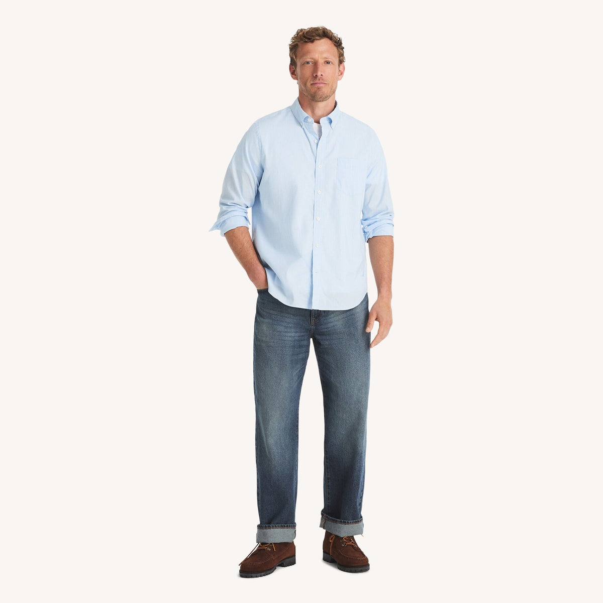 Camisa de hombre a cuadros