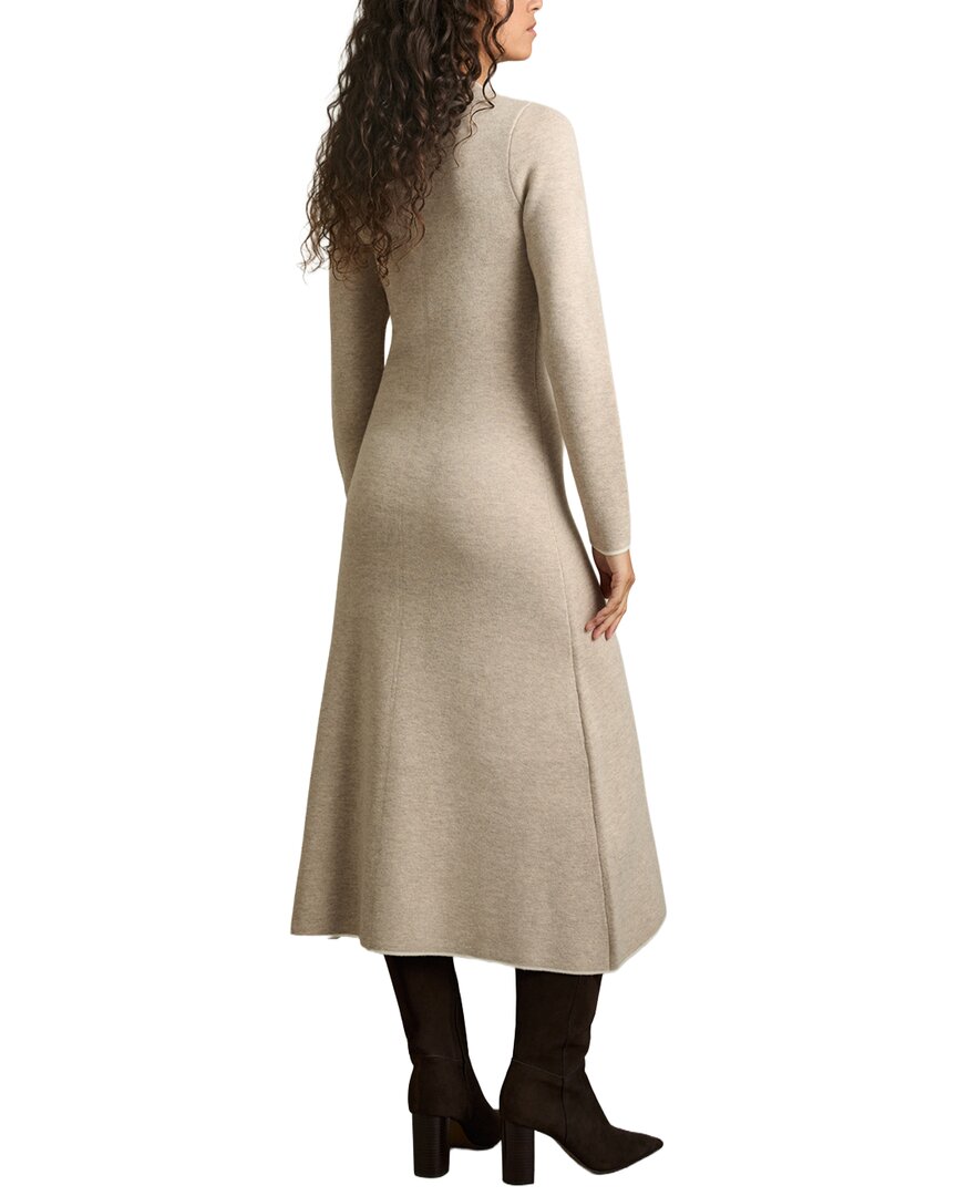 Vestido de mezcla de lana midi