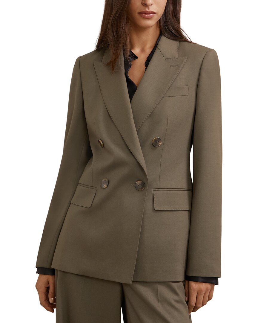Blazer de mezcla de lana