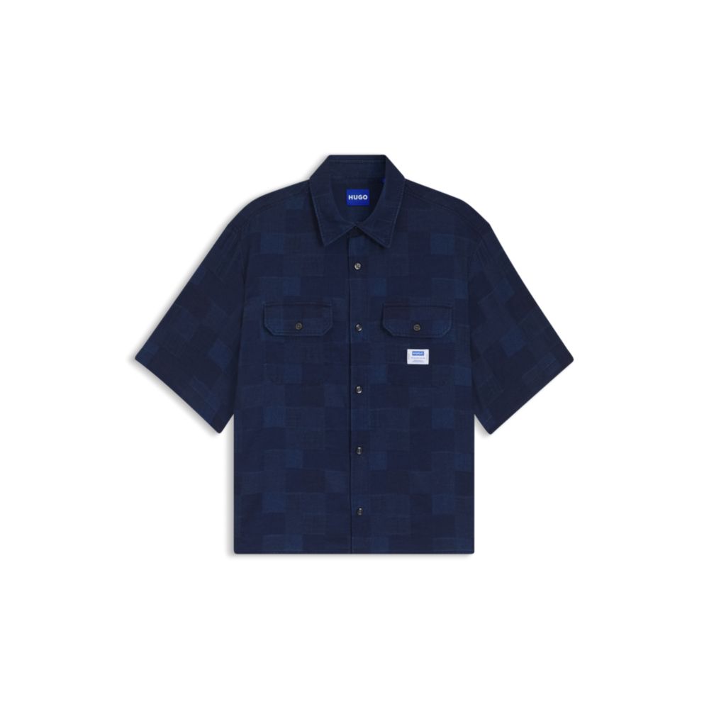 Camisa de corte amplio