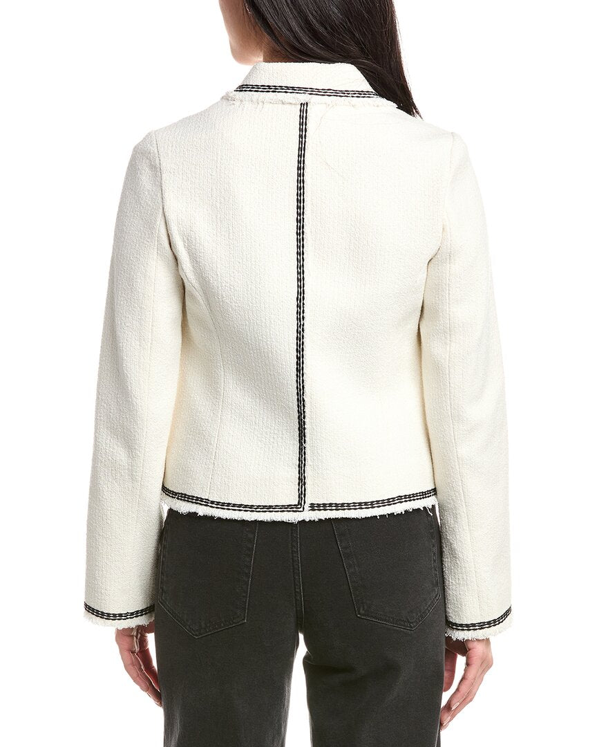 Blazer de mezcla de lana