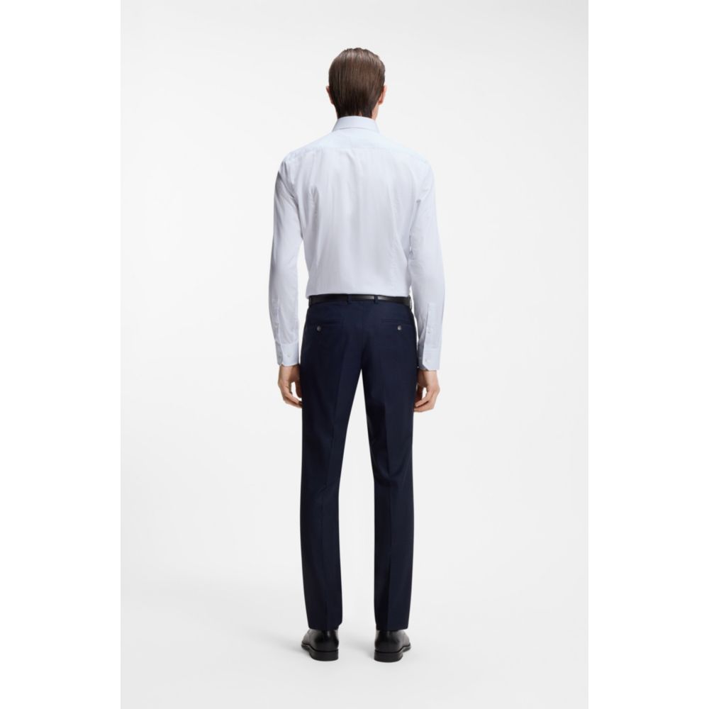 Camisa de corte ajustado a rayas