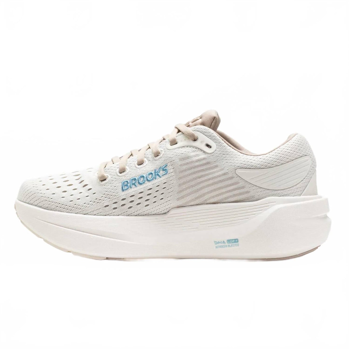 Tenis para correr de mujer color azul y gris