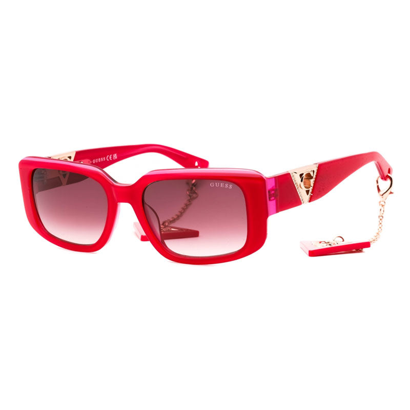Gafas color rosado y vinotinto