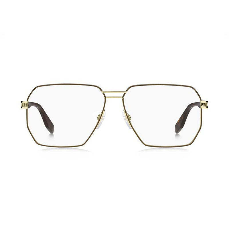 Gafas 59 mm color café y dorado
