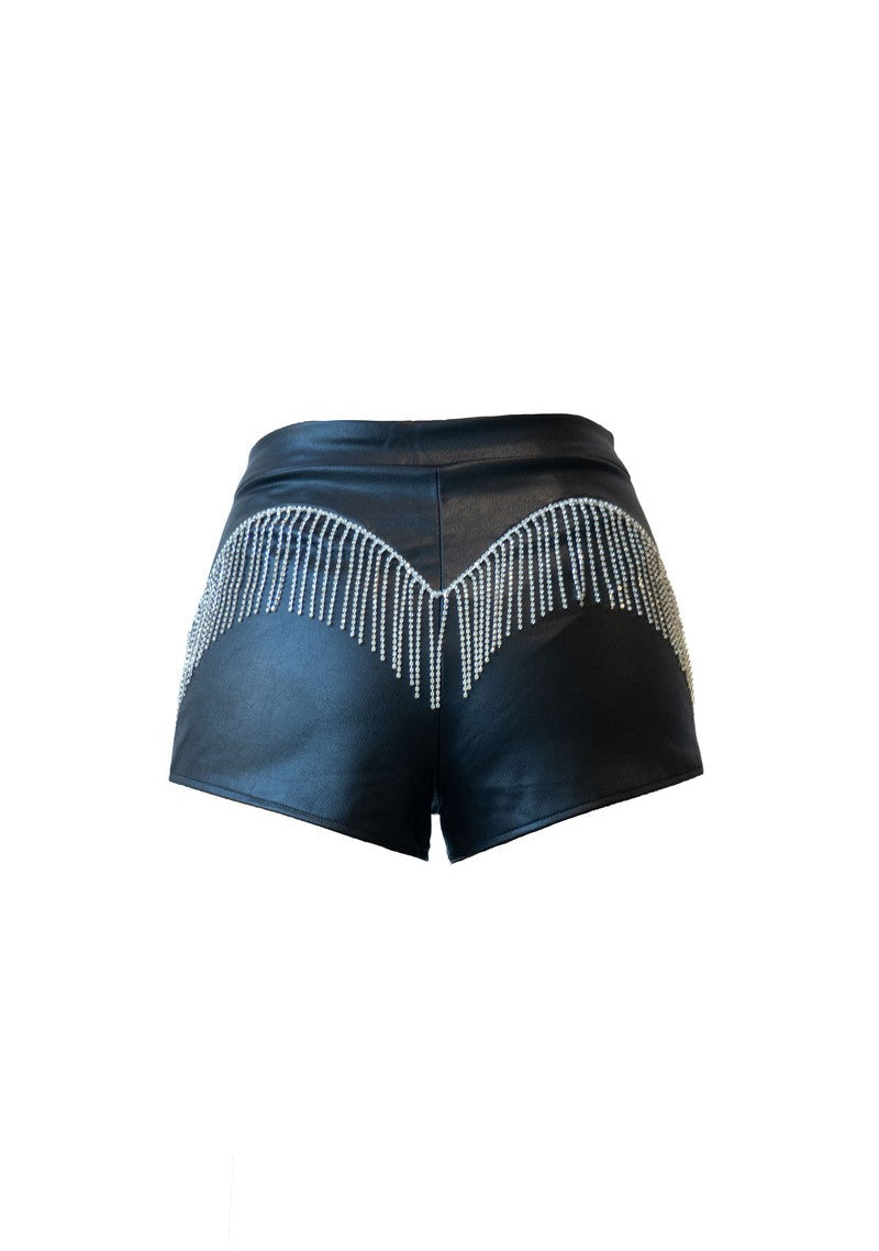 Short de efecto cuero