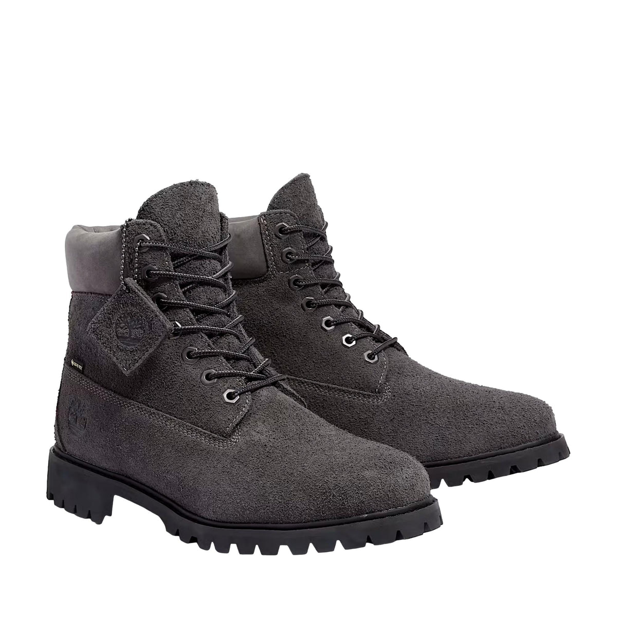 Botas de hombre de gamuza color gris oscuro