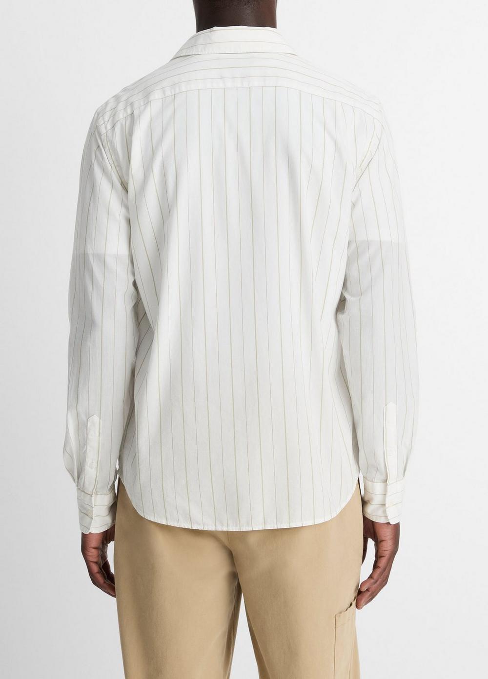 Camisa de algodón a rayas