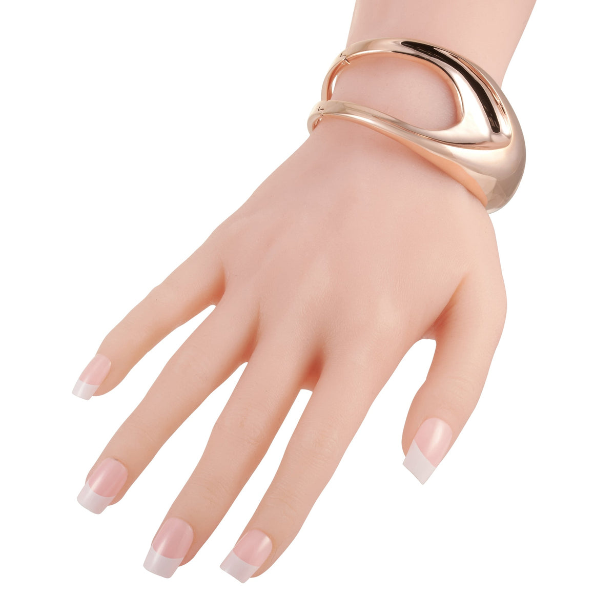 Pulsera de acero inoxidable color oro rosa