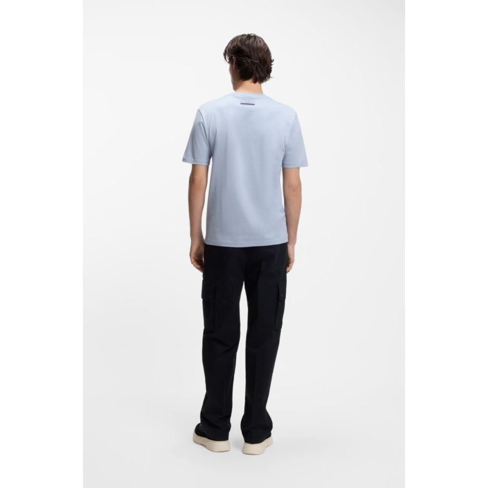 Camiseta de algodón de corte ajustado
