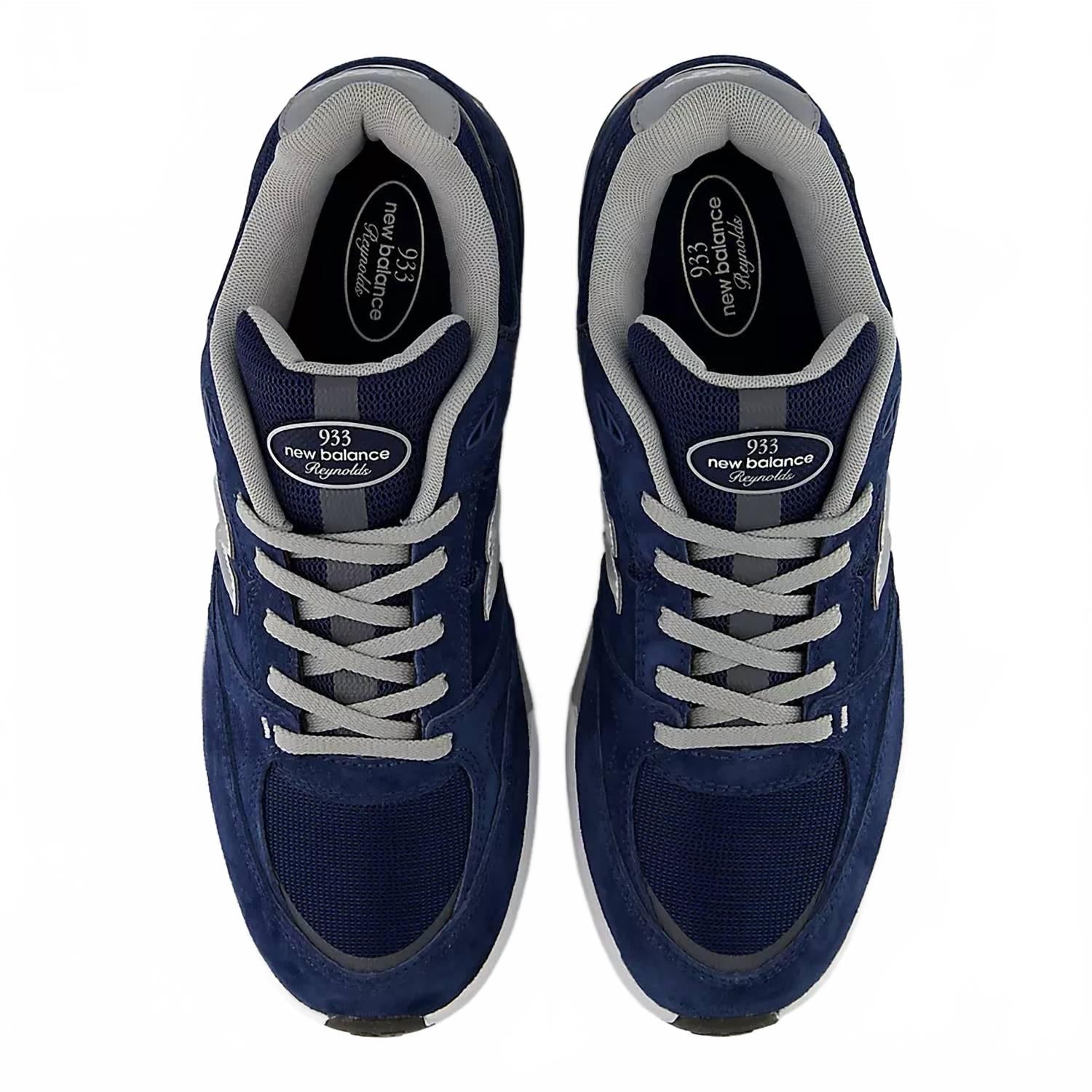 Zapatos de hombre color azul marino y gris