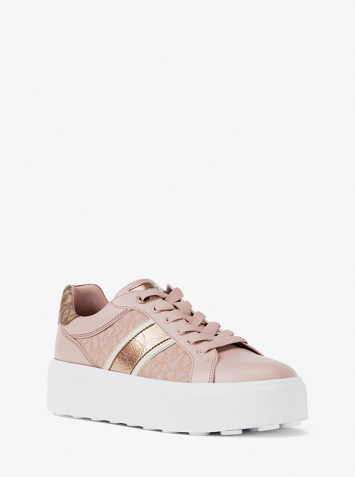 Tenis a rayas con plataforma