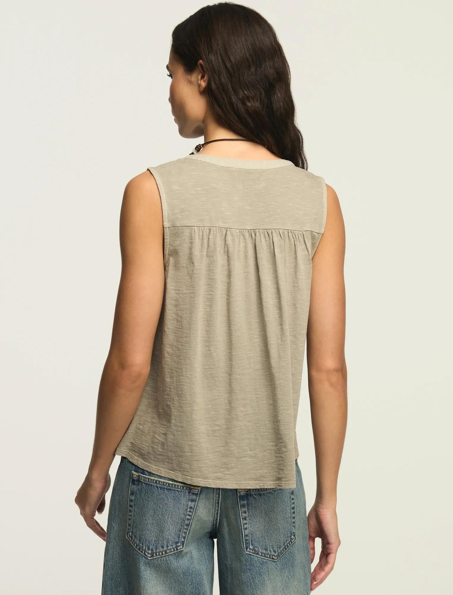 Camiseta sin mangas de mujer