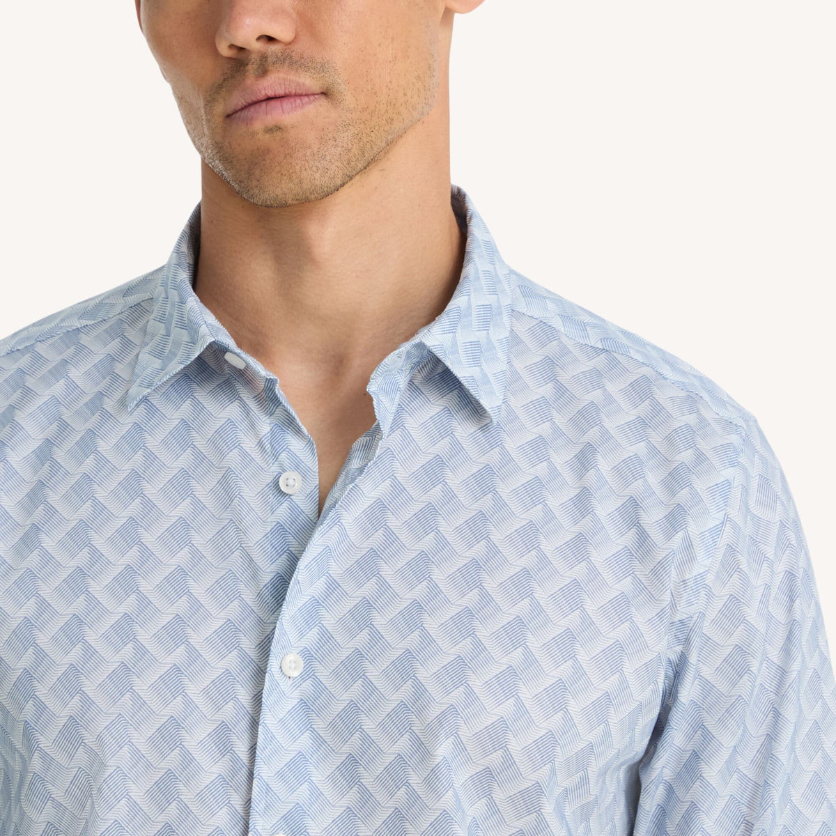 Camisa de hombre con estampado