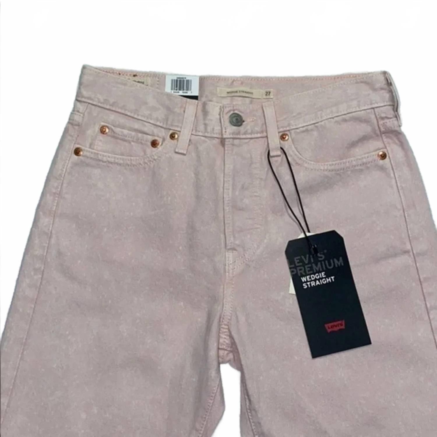 Jean de mujer color rosado