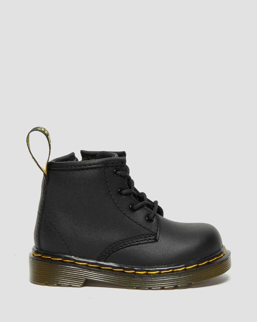 Botas para bebé de cuero con cordones