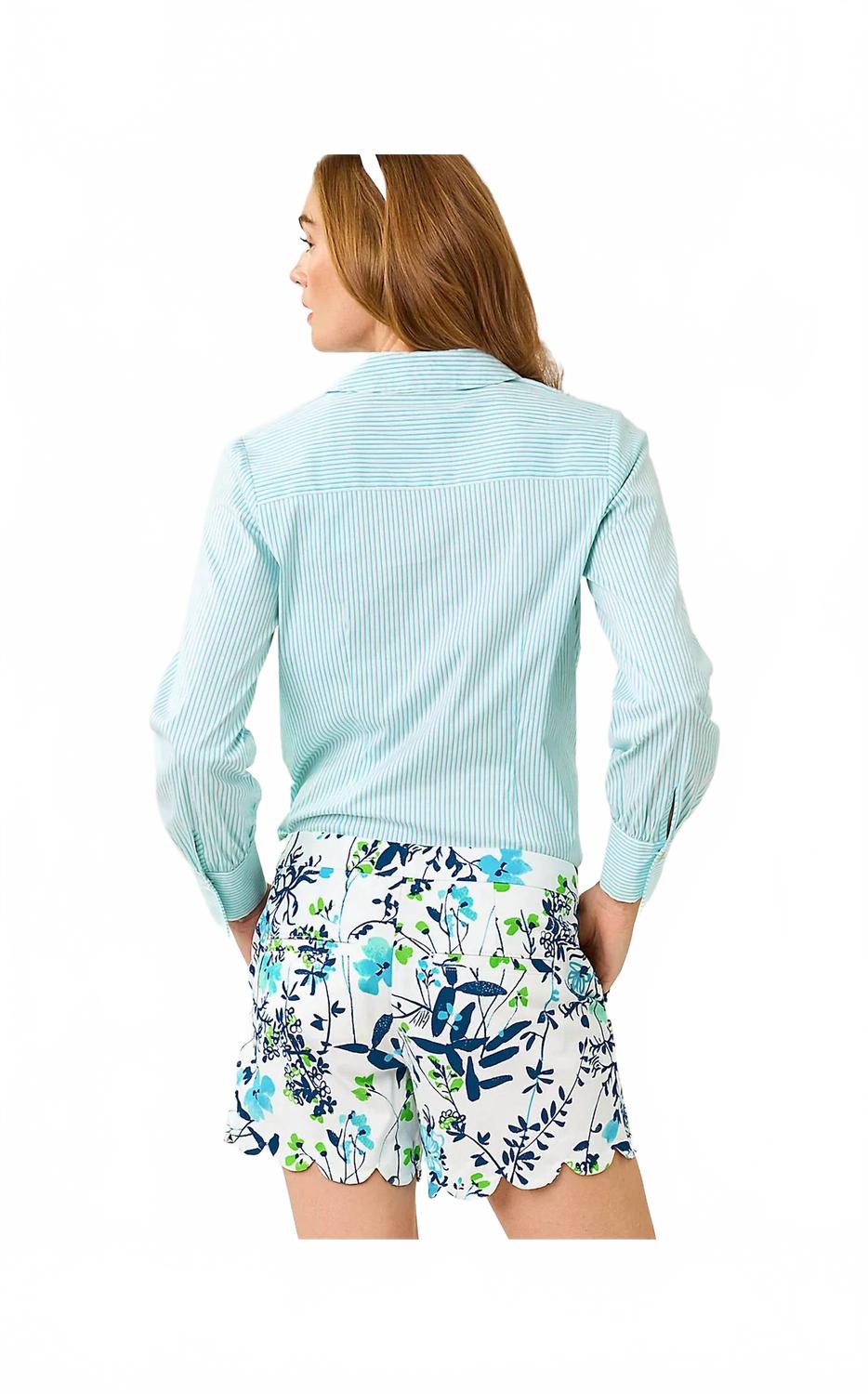 Camisa a rayas color azul