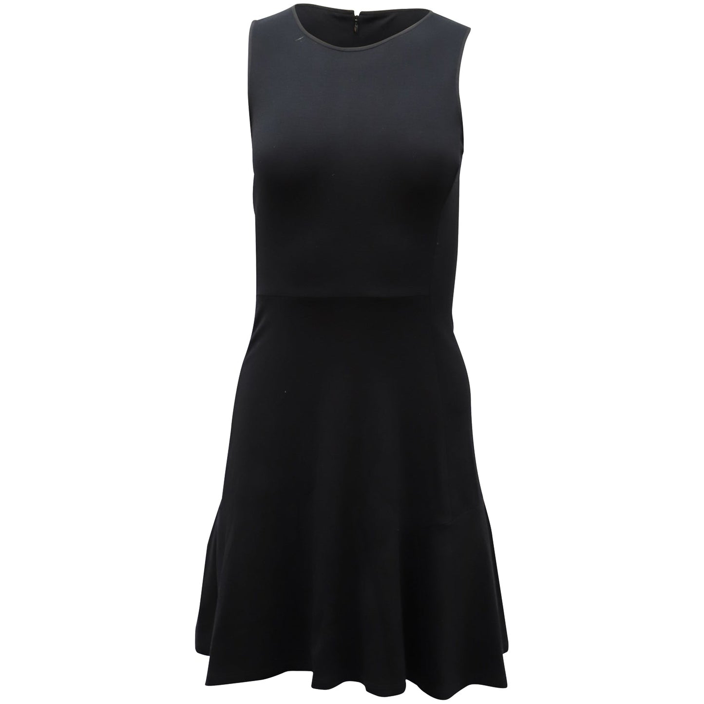 Vestido corto sin mangas color negro