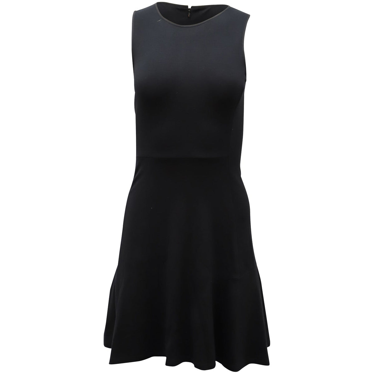 Vestido corto sin mangas color negro