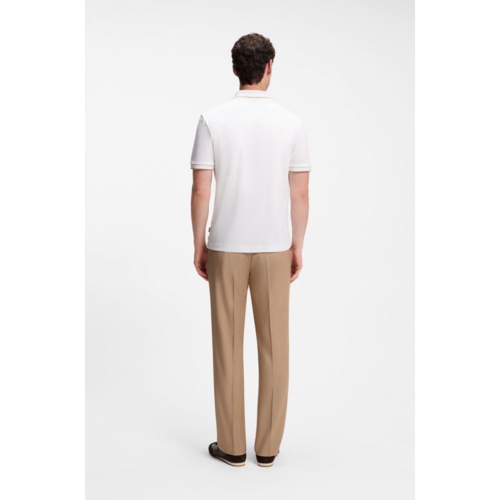 Polo de algodón de corte ajustado