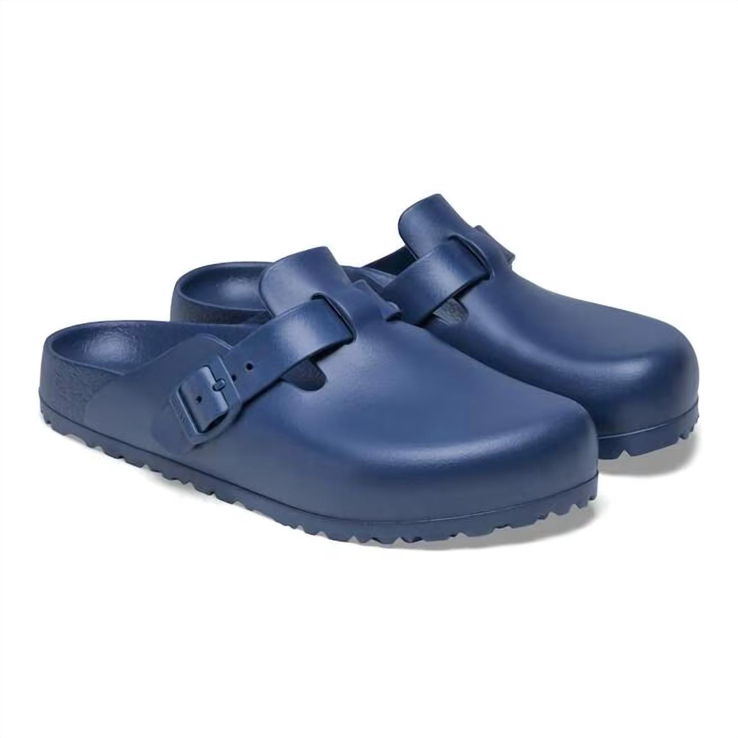 Pantuflas unisex color azul marino