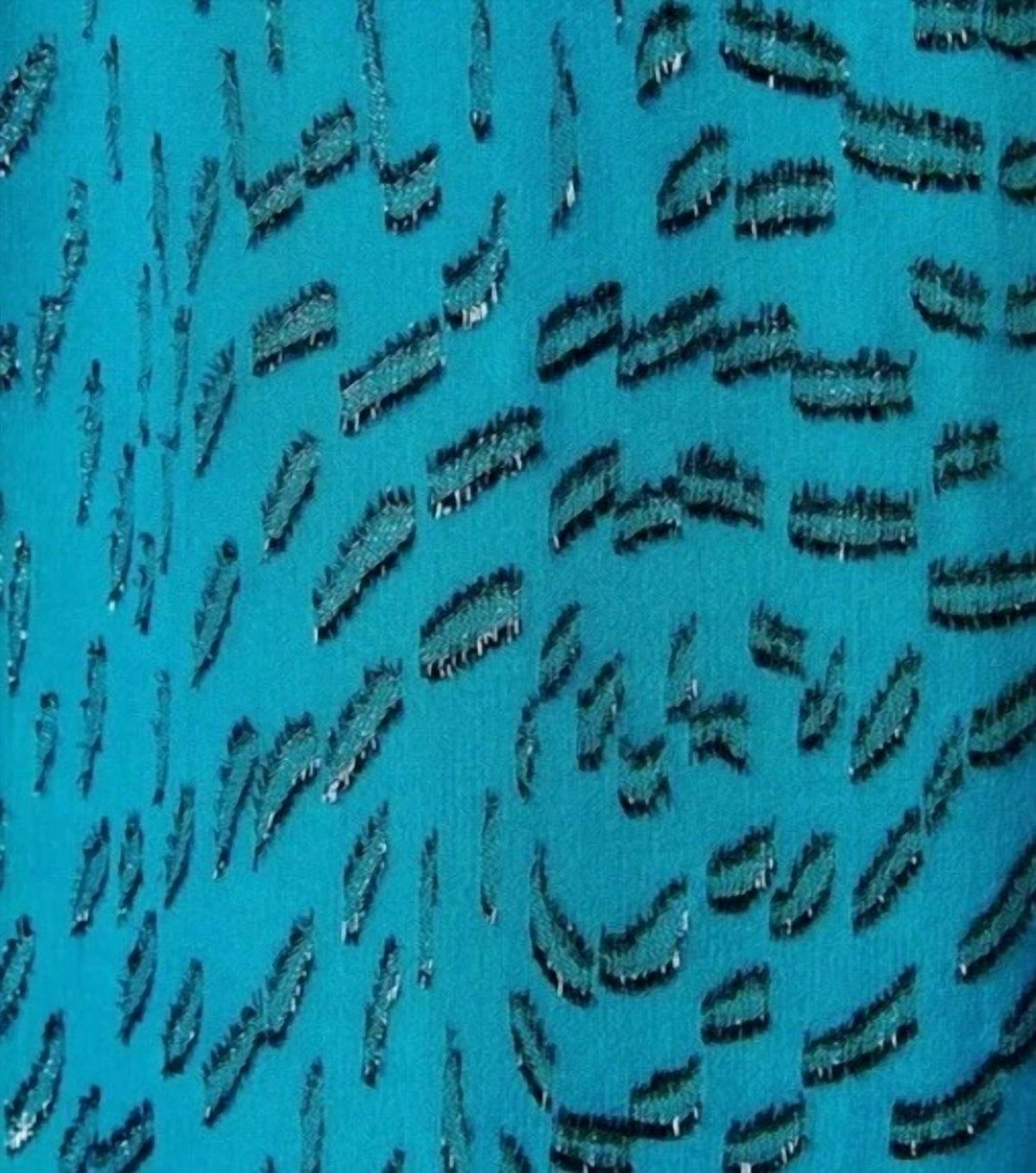 Blusa de manga larga color azul
