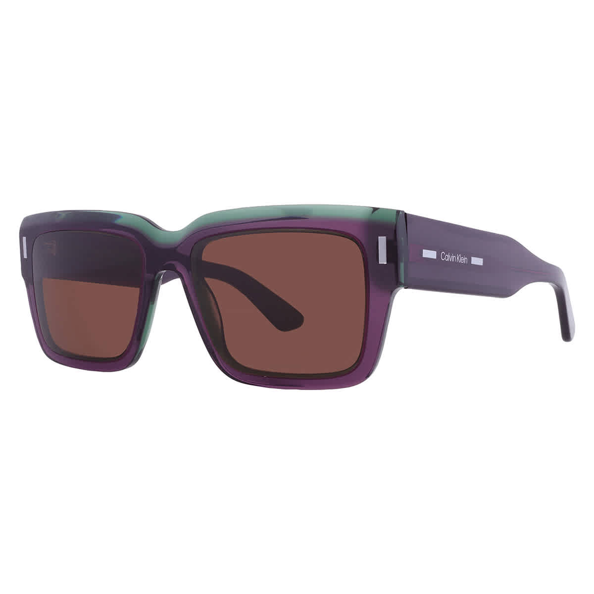 Gafas de sol de hombre de montura cuadrada color café
