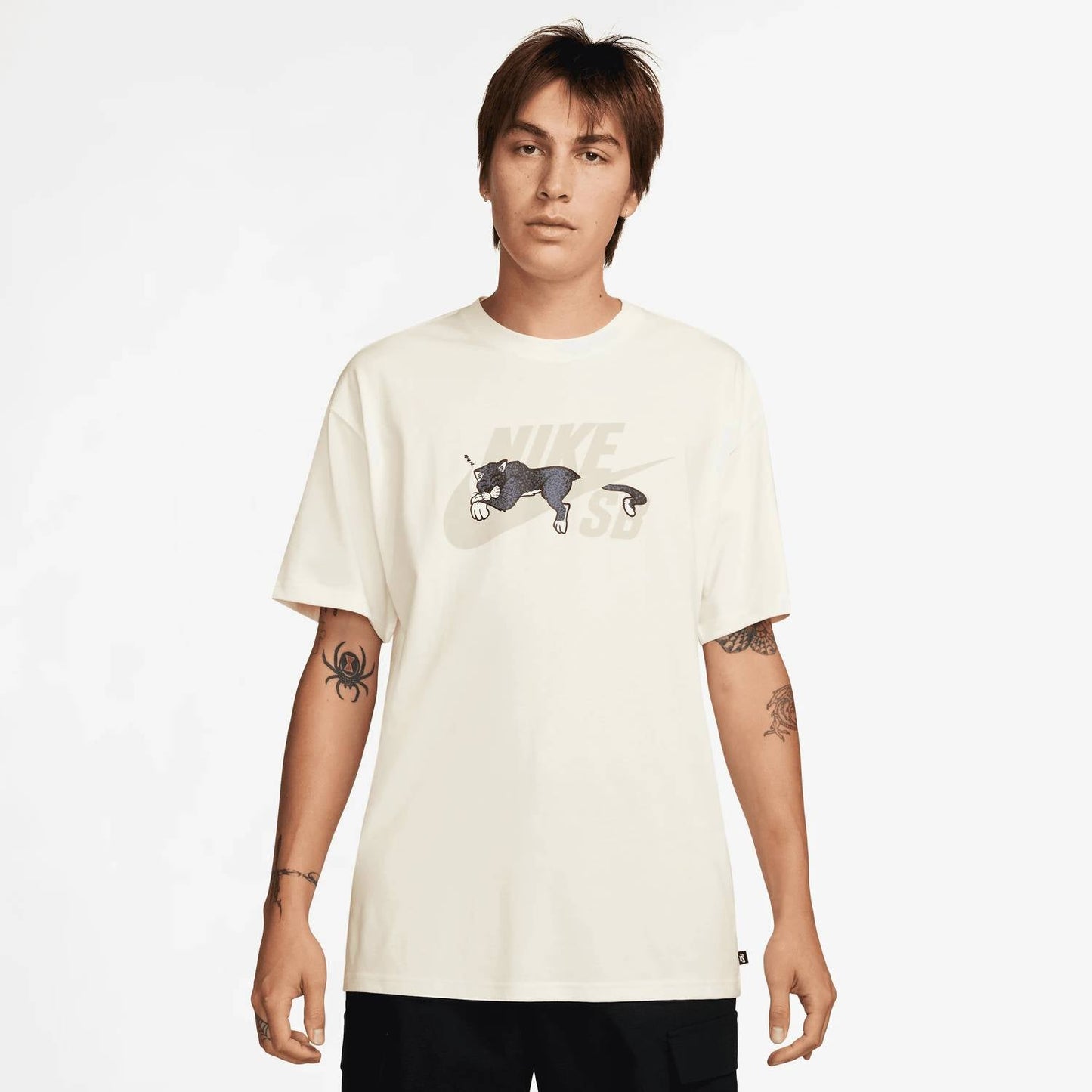 Camiseta con cuello redondo color blanco