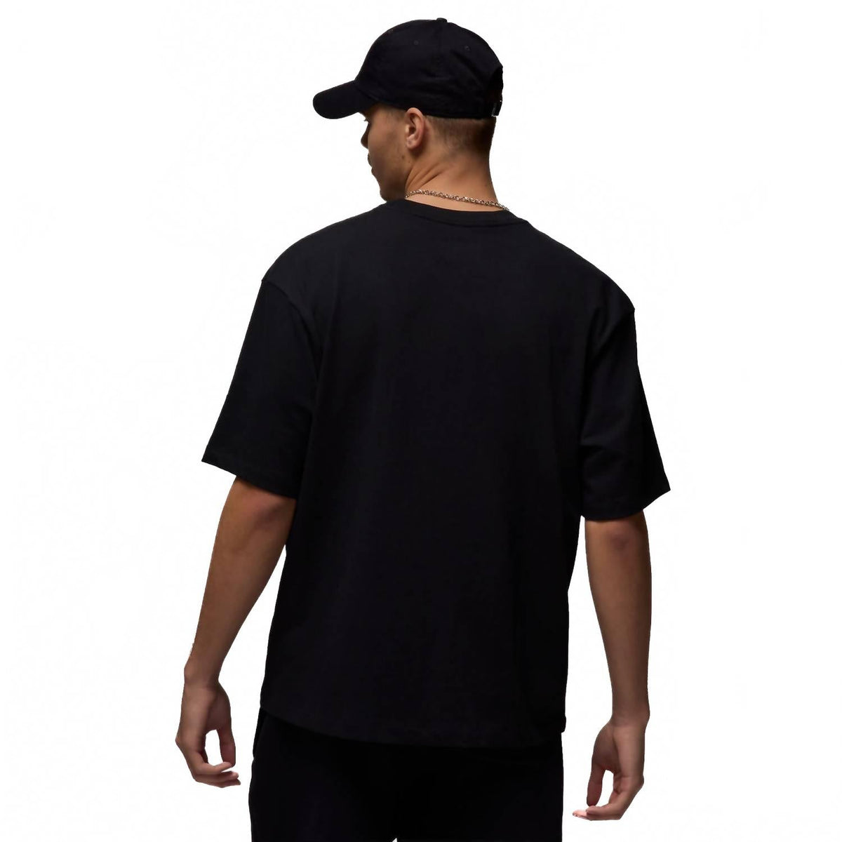 Camiseta de corte amplio color negro