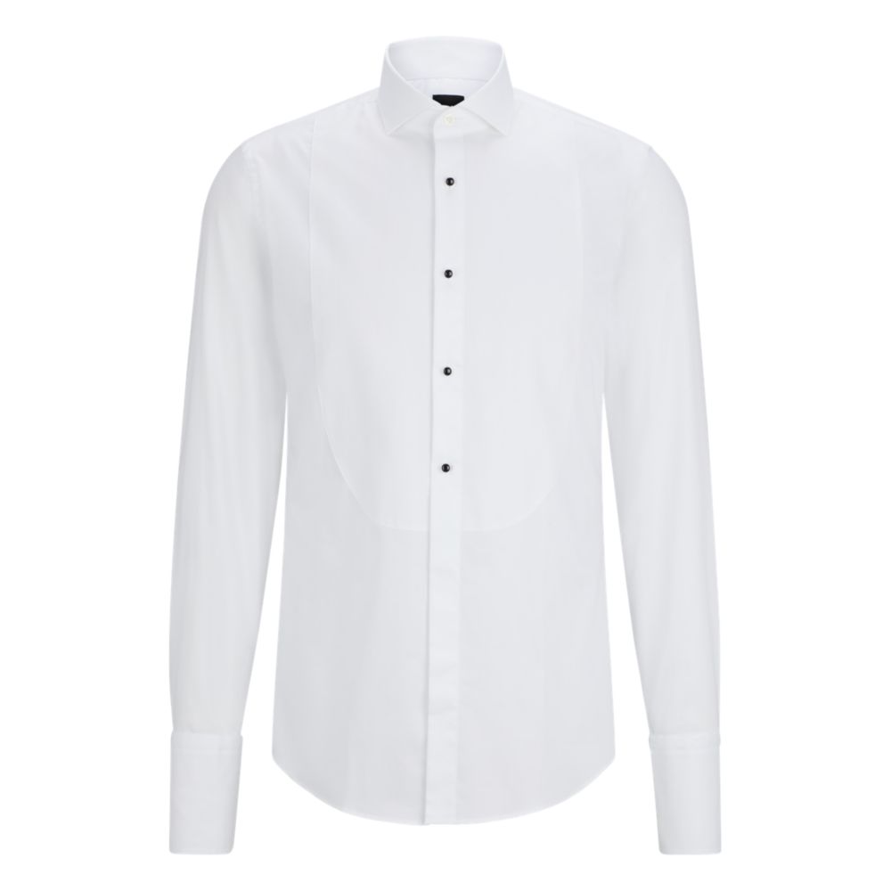 Camisa de algodón de corte ajustado