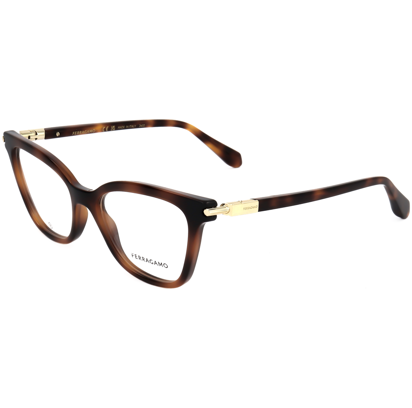 Montura para gafas de mujer 51 mm color café