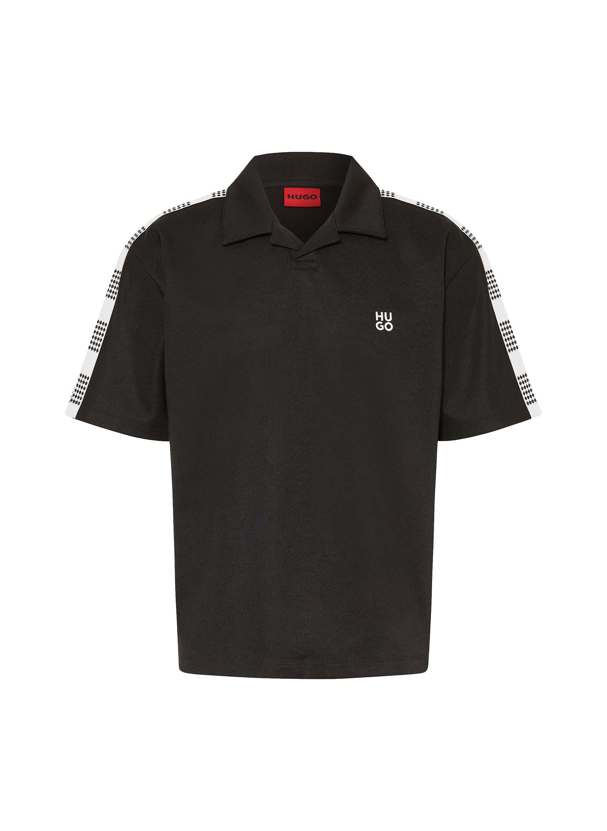 Polo de hombre de manga corta color negro