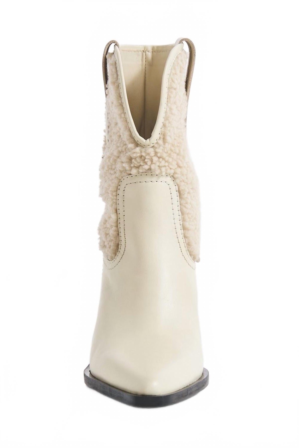 Botas de mujer color marfil