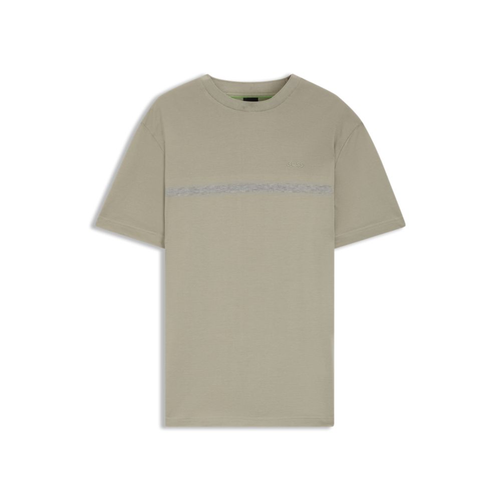 Camiseta de algodón a rayas