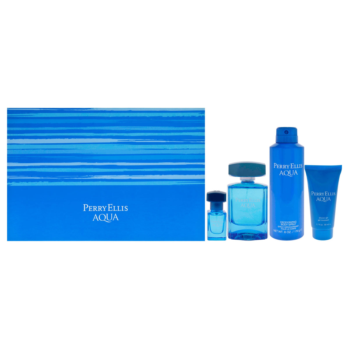 Gel de baño de hombre (4 unidades) 3,4 oz + 0,25 oz + 6,8 oz