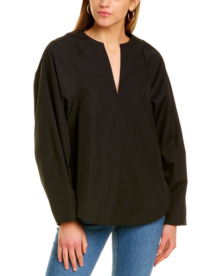 Top con cuello en V