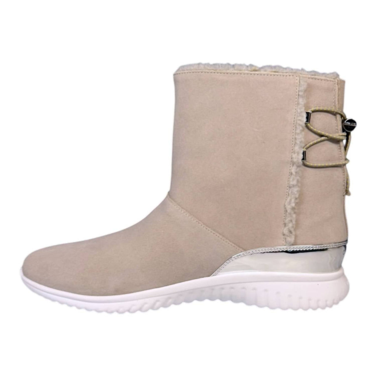Botas de mujer impermeables sin cordones color gris
