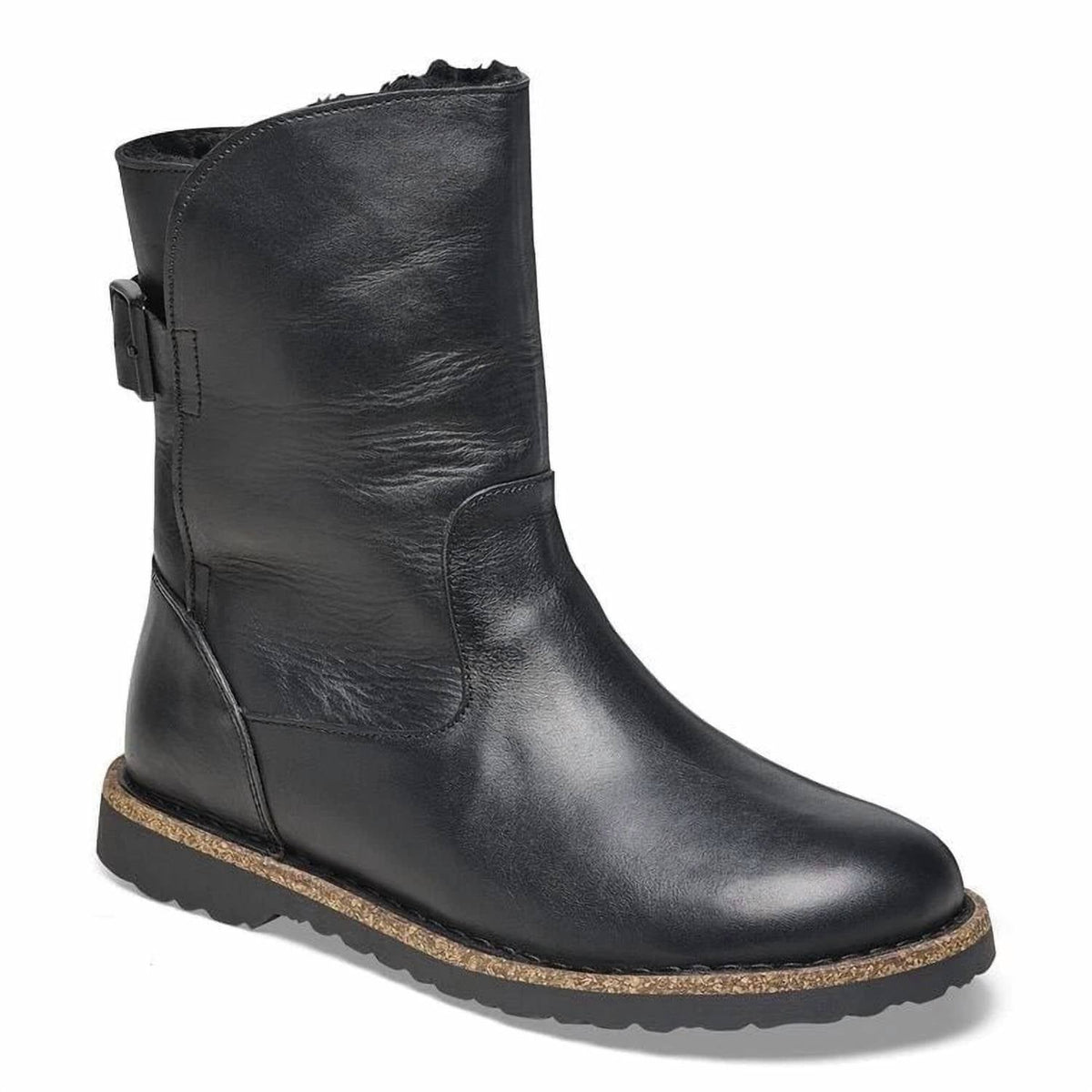 Botas de mujer de cuero color negro