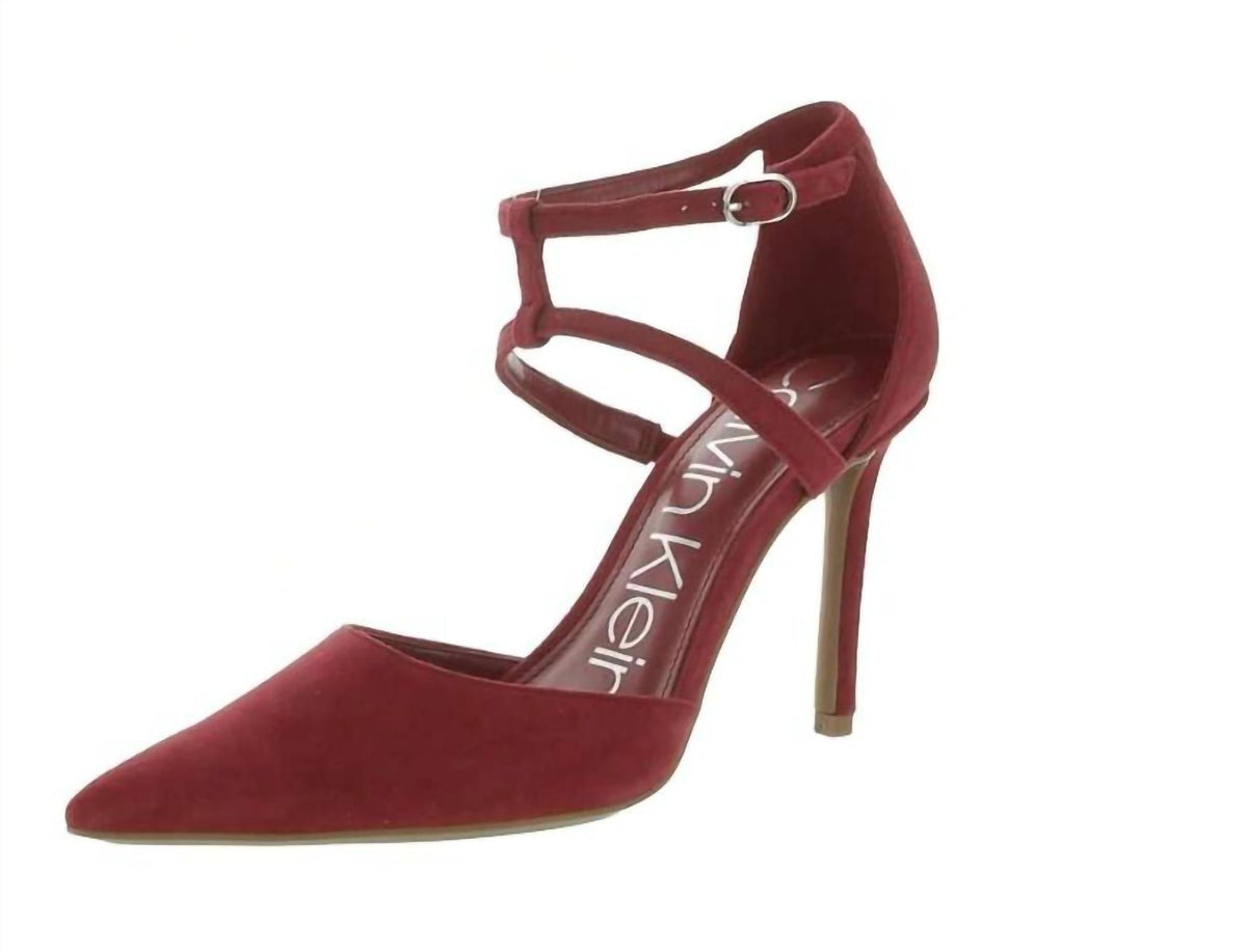 Tacones de mujer color rojo