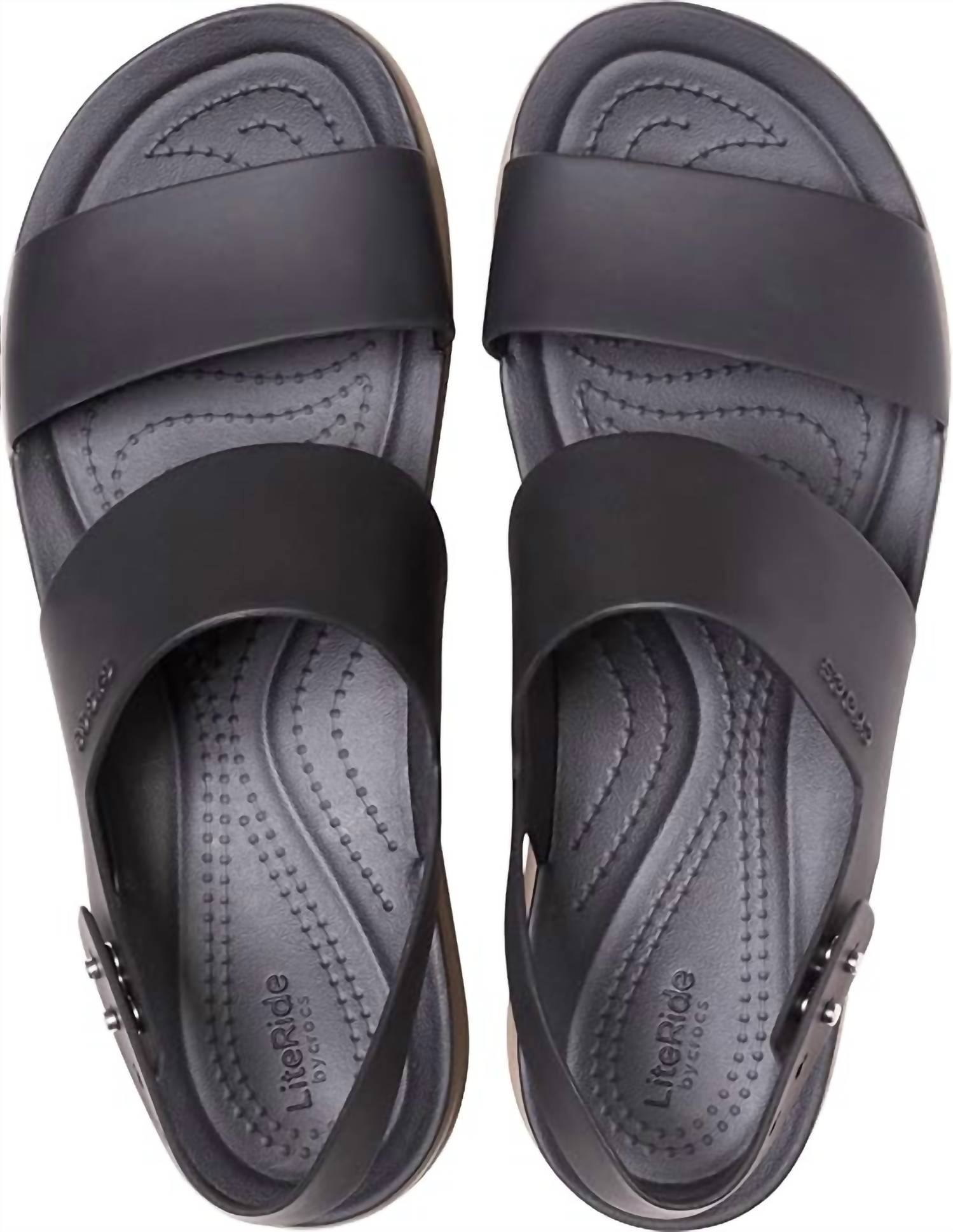 Sandalias de mujer color negro y gris