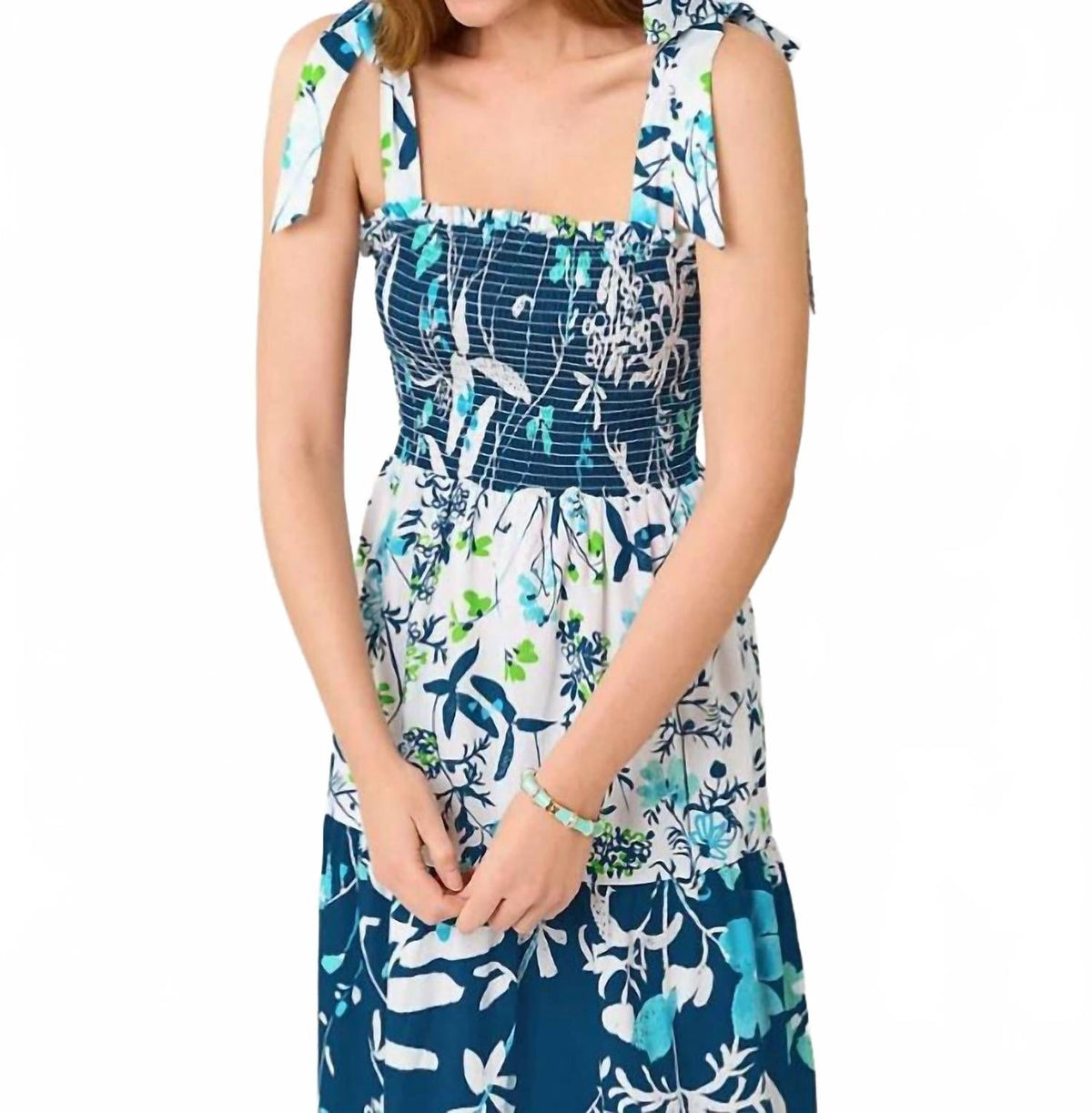 Vestido largo color blanco