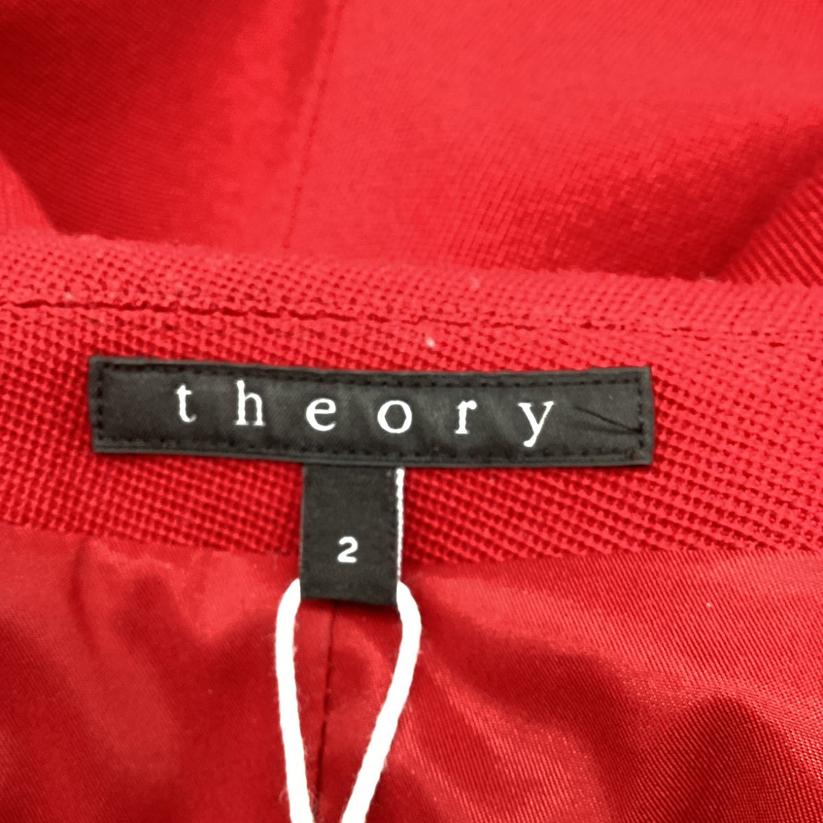 Blazer de lana color rojo