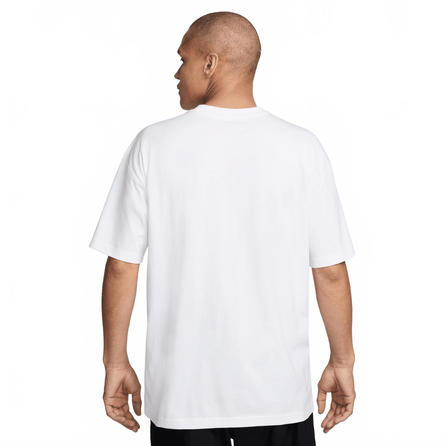 Camiseta con cuello redondo color blanco