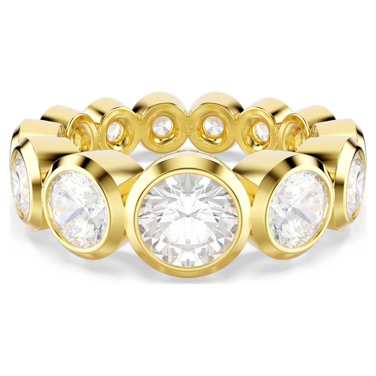 Anillo color blanco y dorado