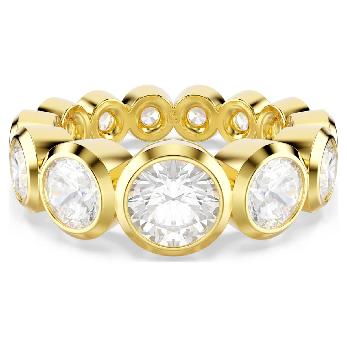 Anillo color blanco y dorado